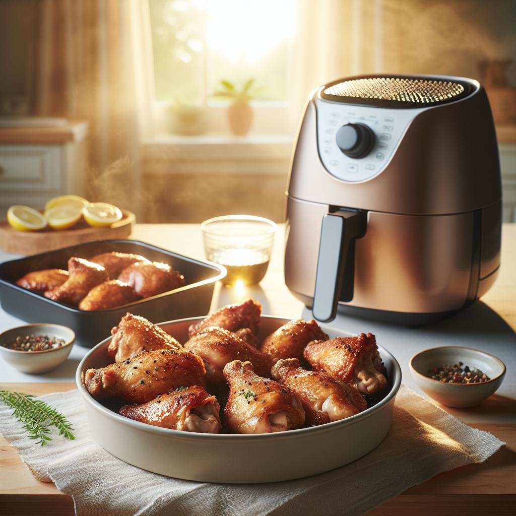 Cuisses de poulet au air fryer
