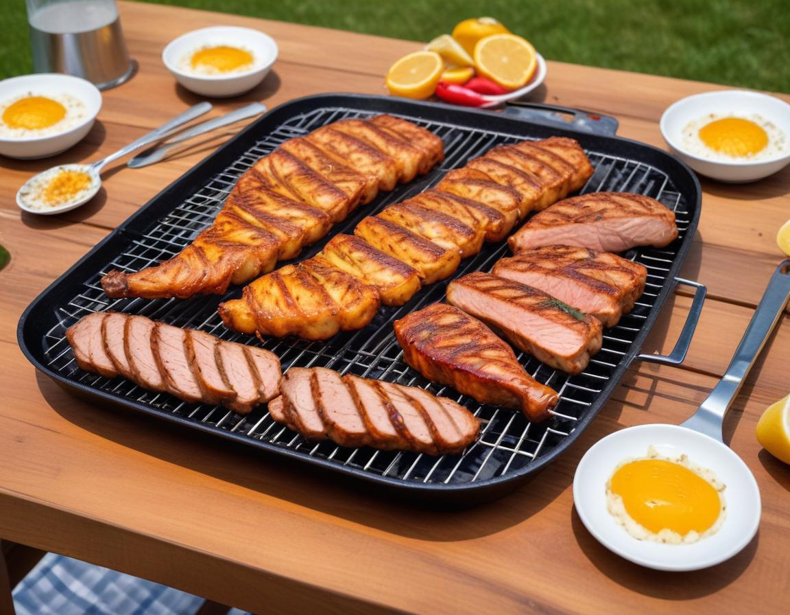 Cailles Marinées au Barbecue