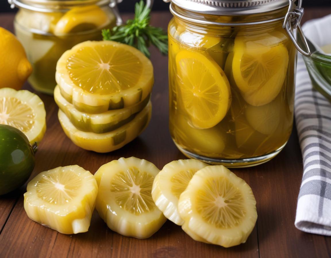 Topinambours Pickles au Citron