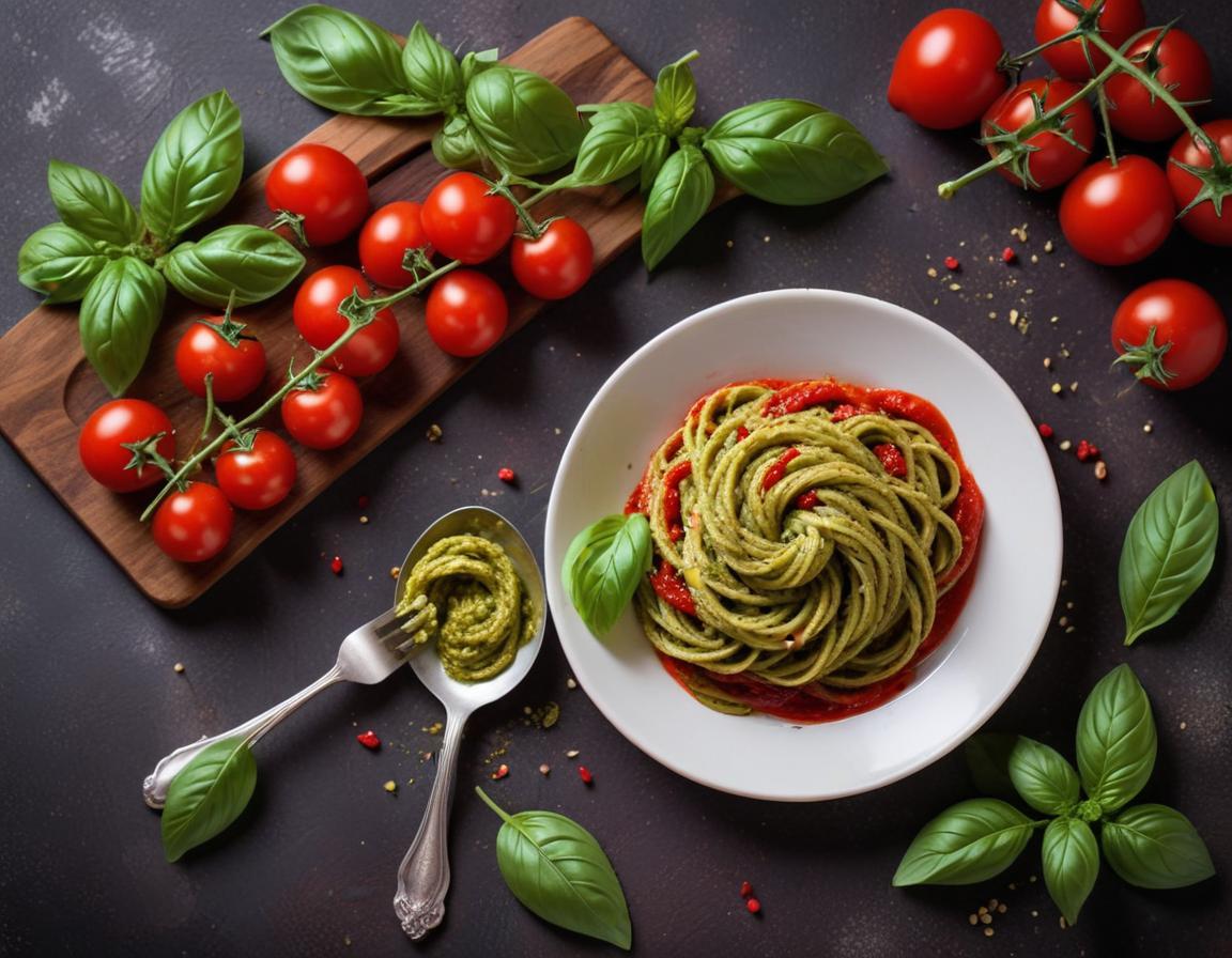 Torsades feuilletées au pesto rouge