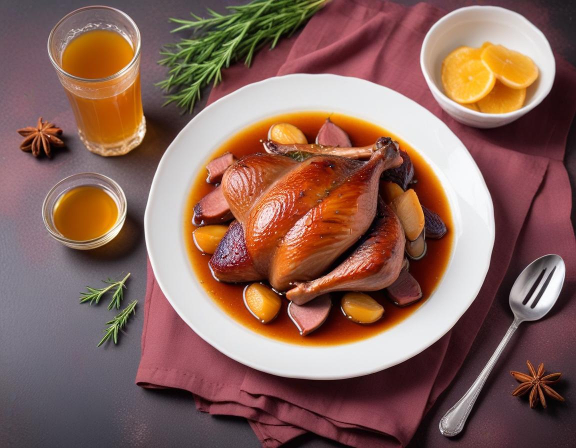 Magret de canard au miel et aux épices