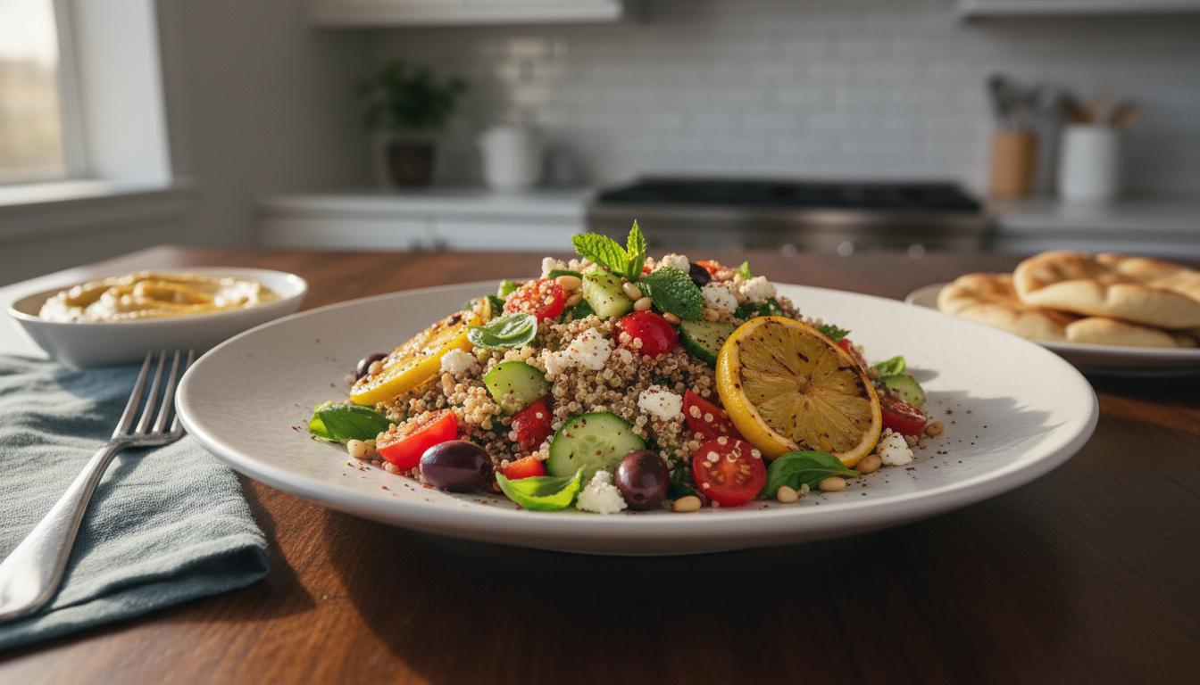 Salade de Quinoa à la Méditerranéenne