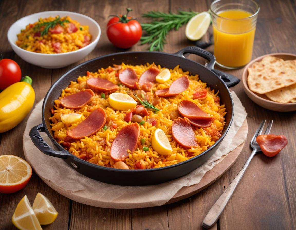 Riz aux Chorizo et Lardons façon Paella