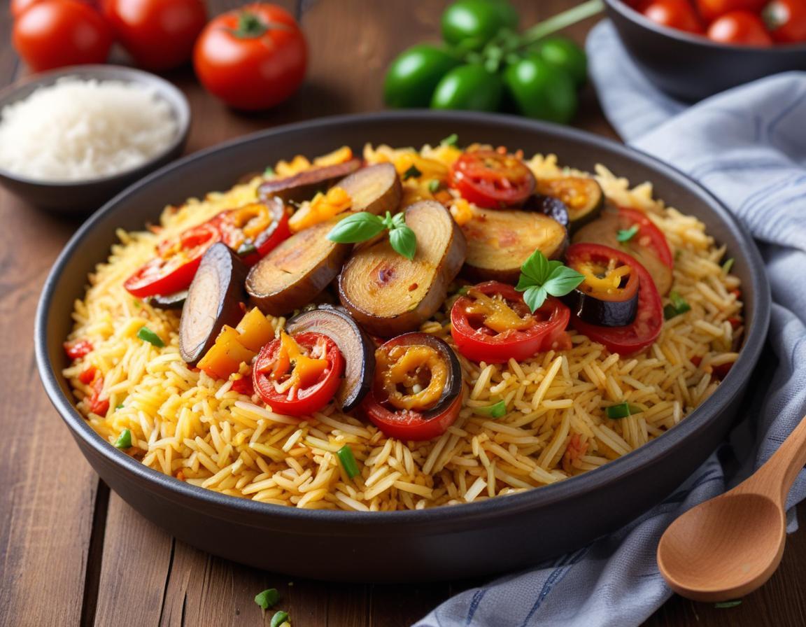 Ratatouille et Riz Basmati, un délice ensoleillé