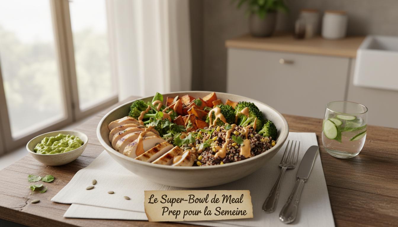 Le Super-Bowl de Meal Prep pour la Semaine