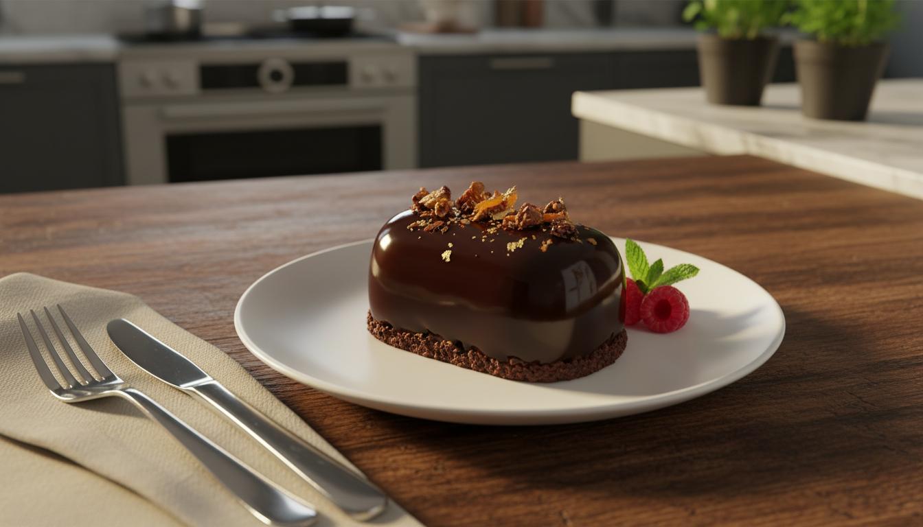 Délice au Chocolat Noir et Éclats de Mystère