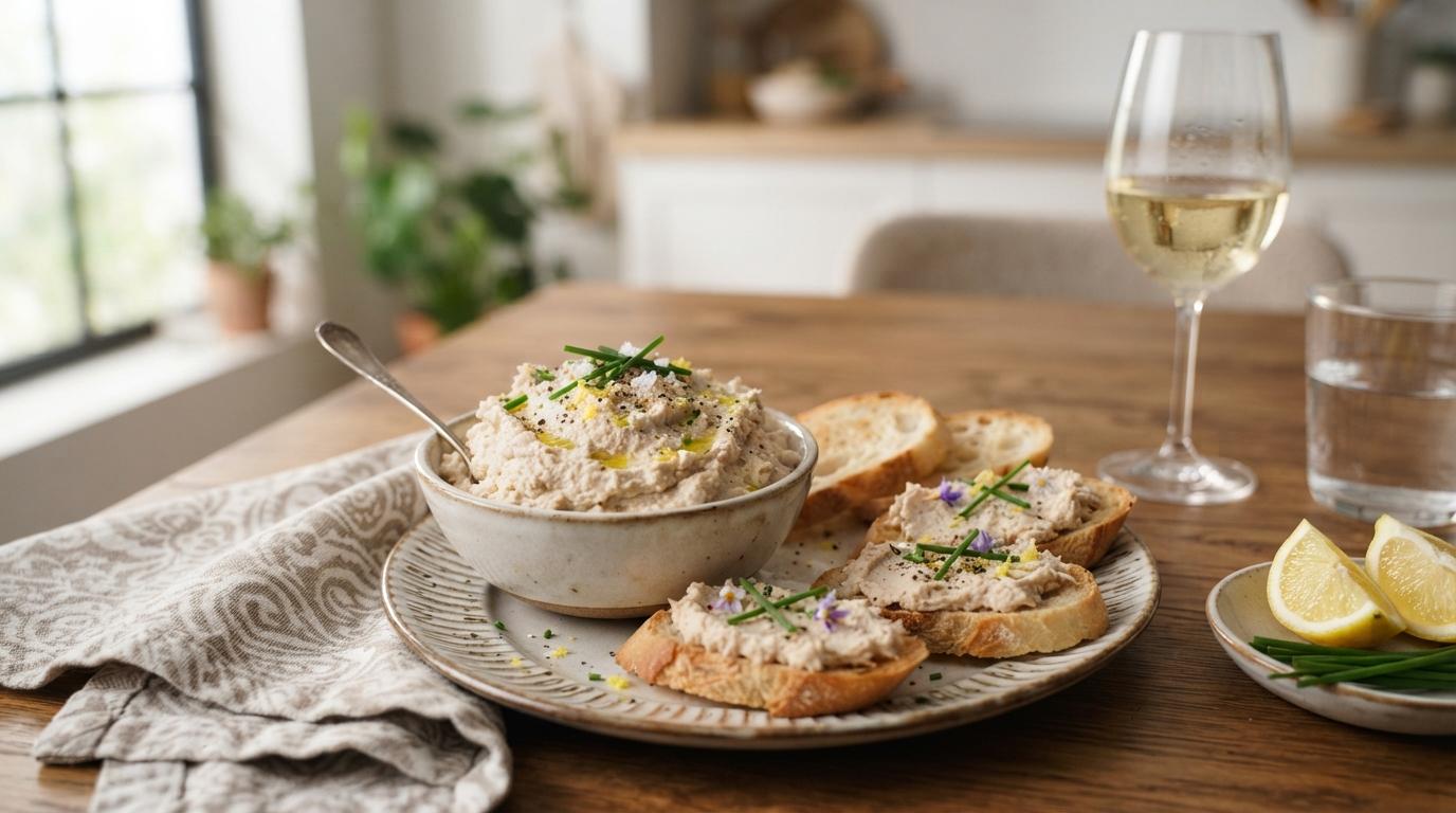 Rillettes de Thon Onctueuses au Citron et Ciboulette