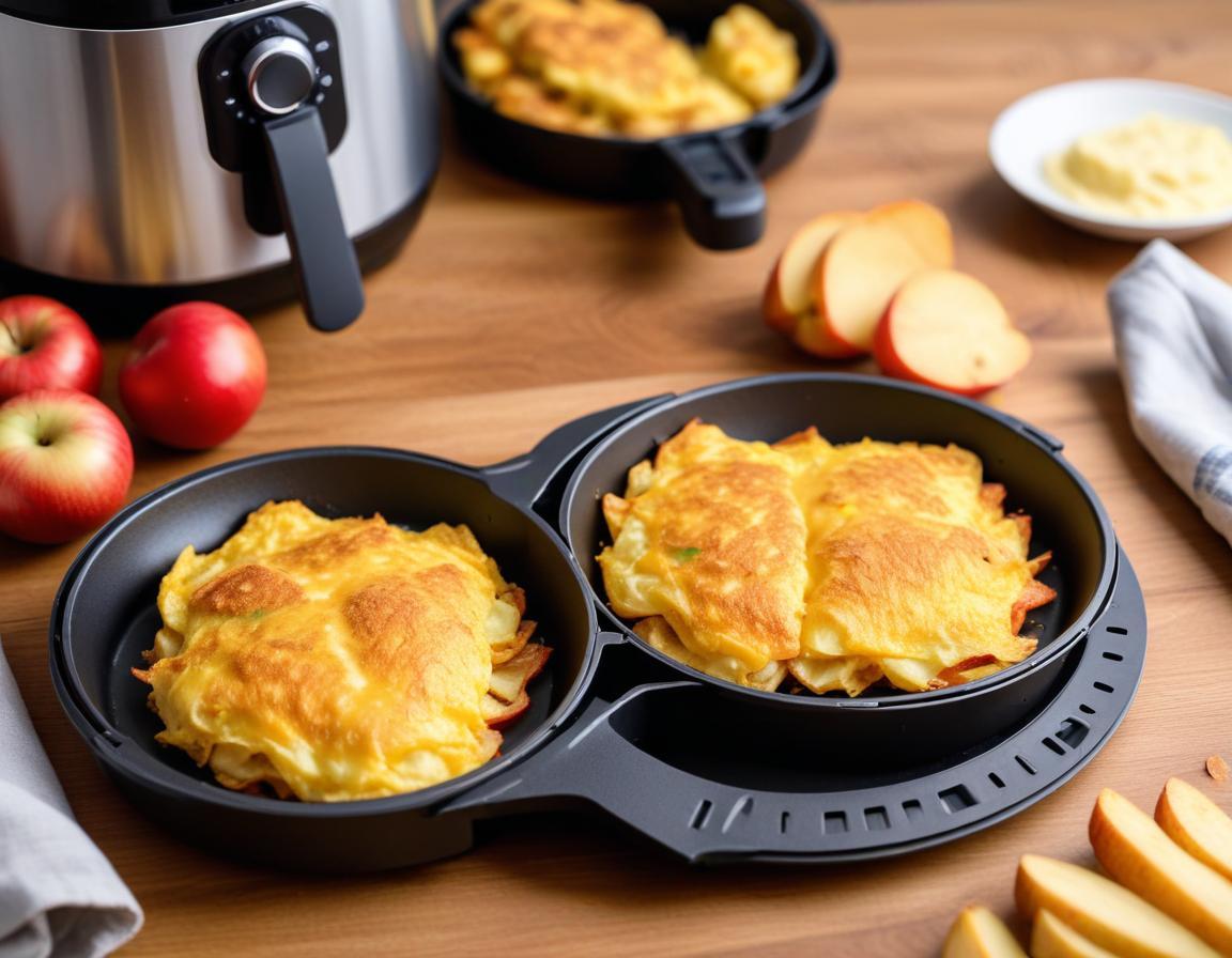 Omelette Croustillante aux Pommes de Terre à l'Air Fryer