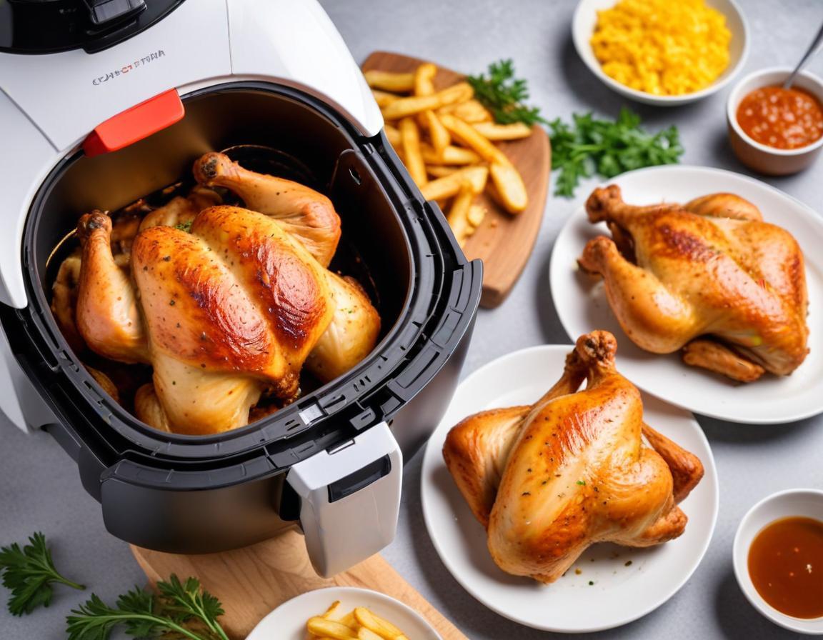 Hauts de cuisse de poulet croustillants à l'Air Fryer