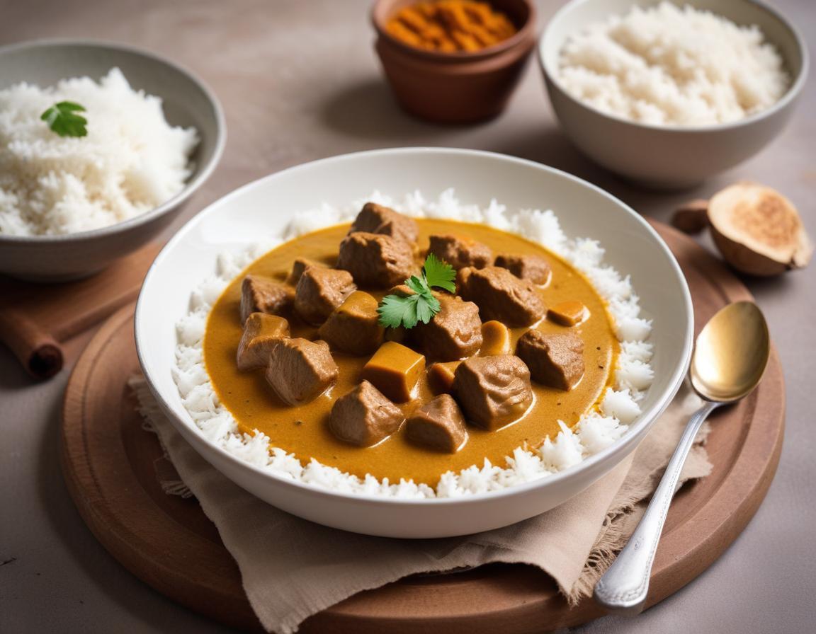 Curry d’agneau au lait de coco et épices