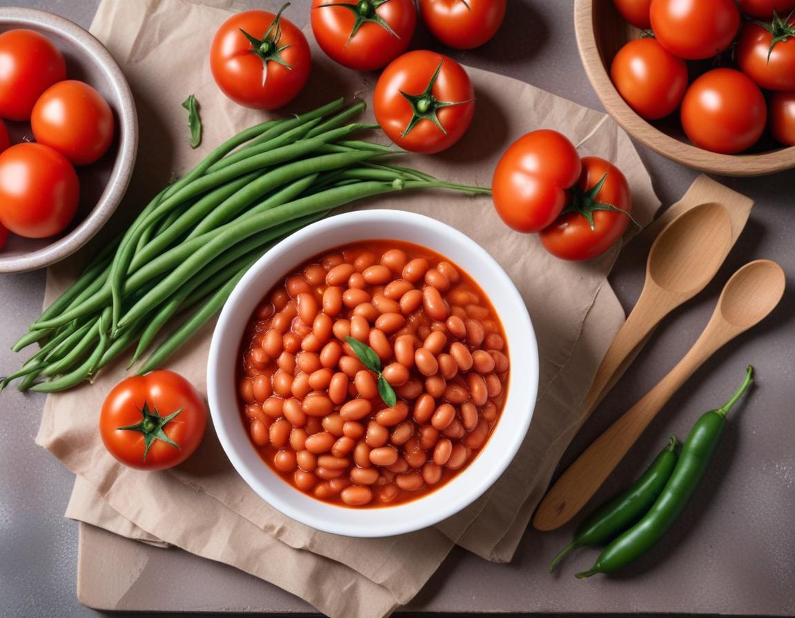 Ragoût réconfortant de haricots blancs à la tomate