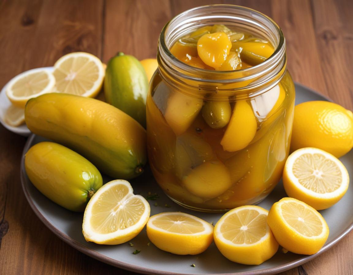 Topinambours en Pickles au Citron