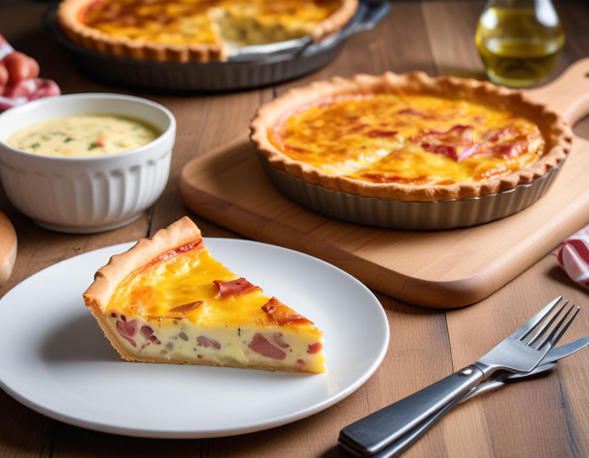 Quiche Raclette et Speck