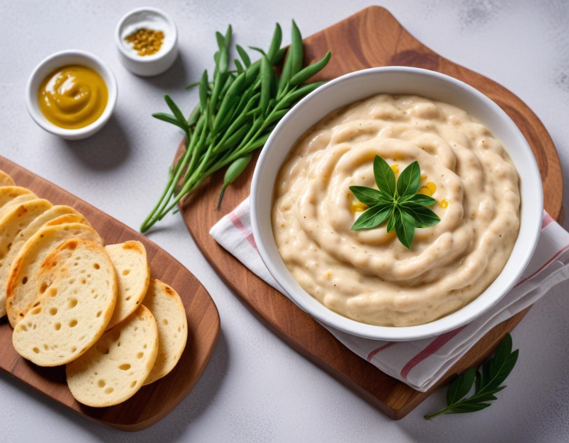 Tartinade Méditerranéenne de Haricots Blancs