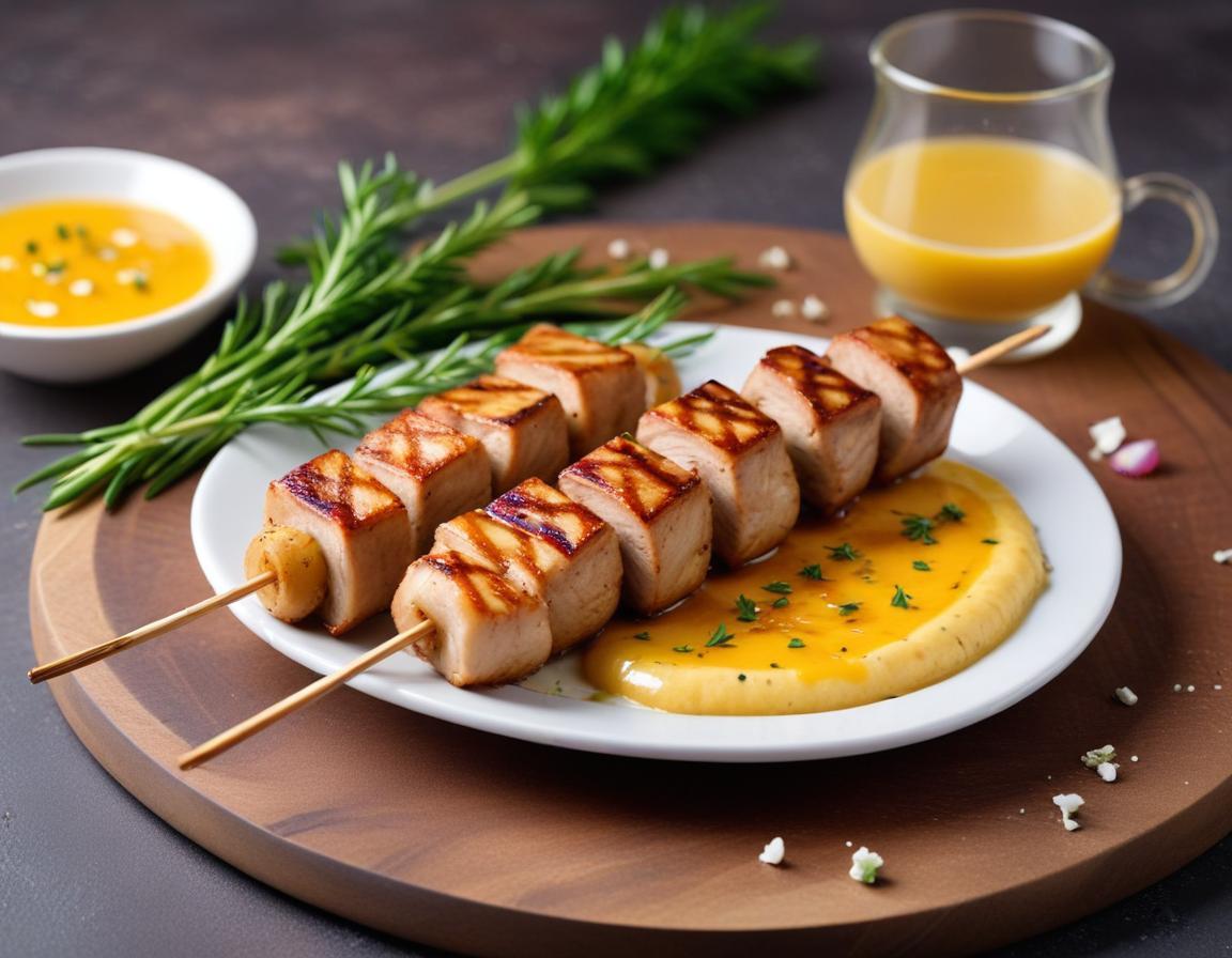 Brochette de Maïs Grillé au Beurre à l'Ail (Portion Unique)