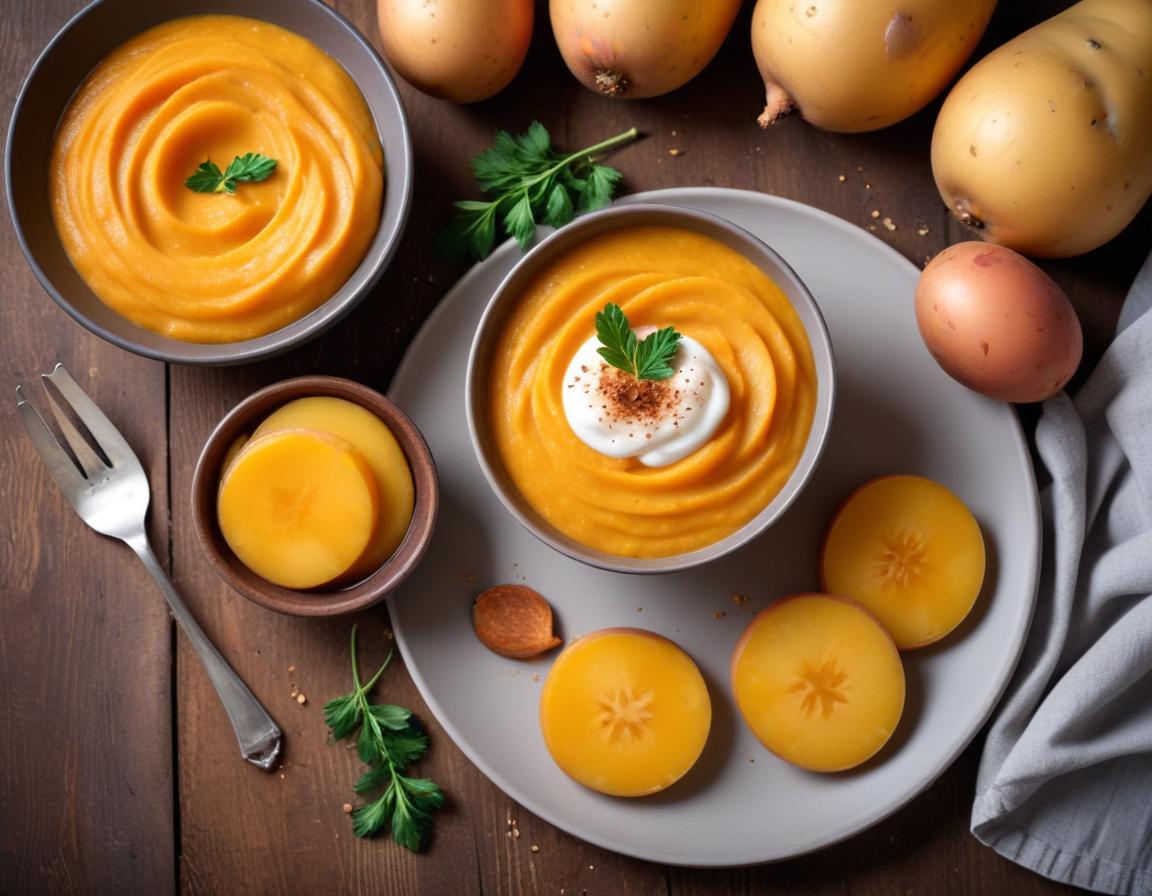 Purée de Patate Douce Crémeuse