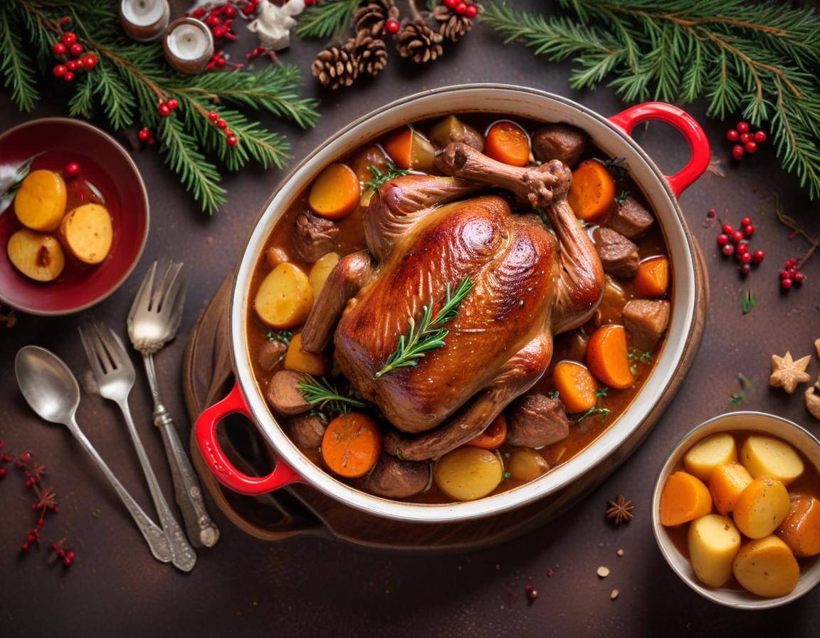 Cocotte de Bœuf aux Épices de Noël