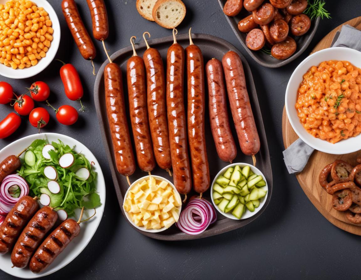 Barbecue Estival : Saucisses, Merguez, Brochettes et Salade Fraîche