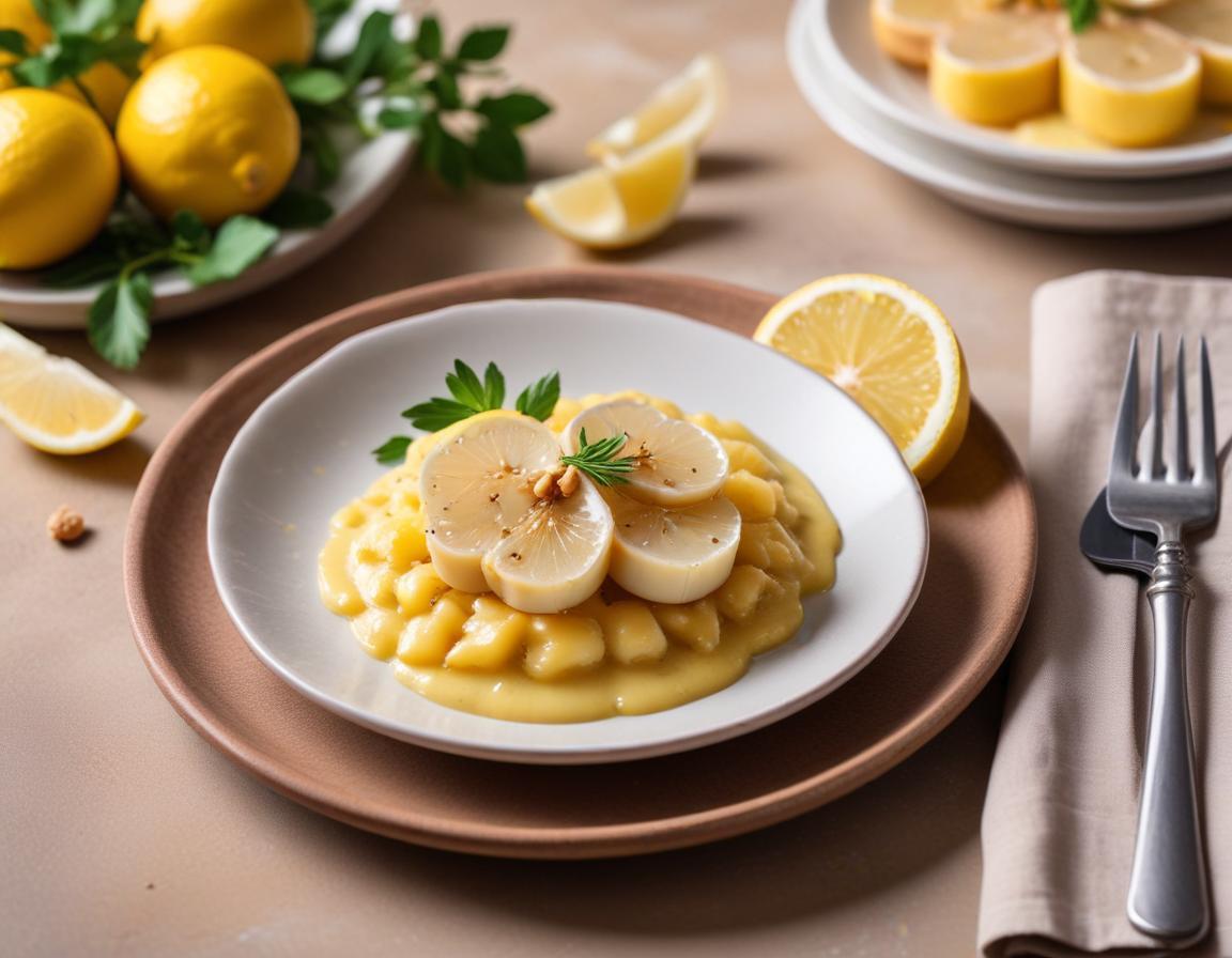 Noix de Saint-Jacques Poêlées au Beurre Noisette et Citron