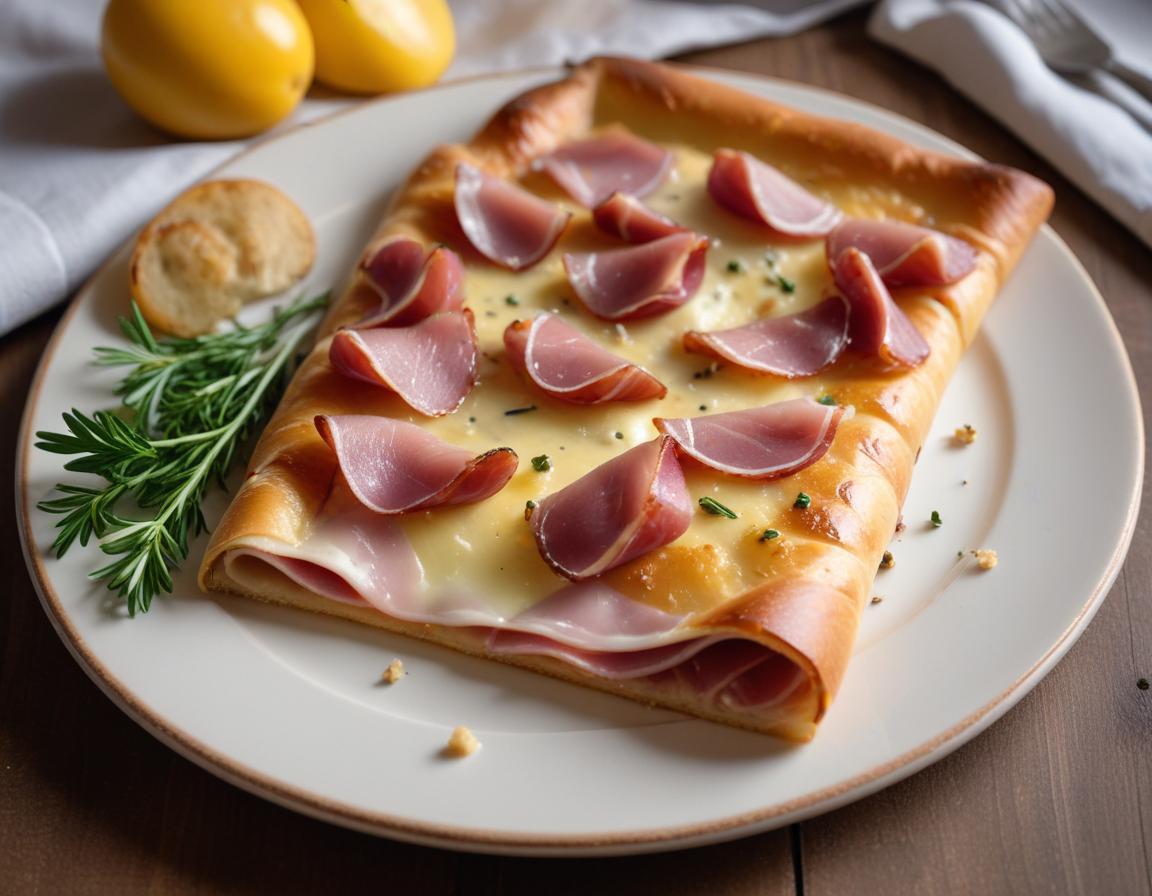Pinsa Speck & Gorgonzola aux Noix