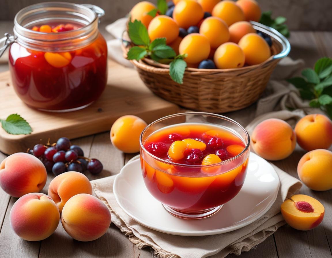 Compote d'été aux Brugnons et Abricots