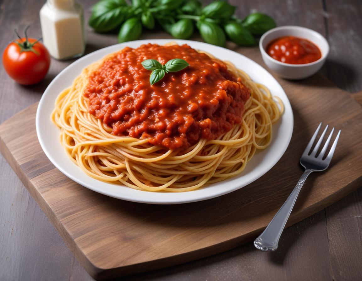 Spaghetti à la sauce tomate facile
