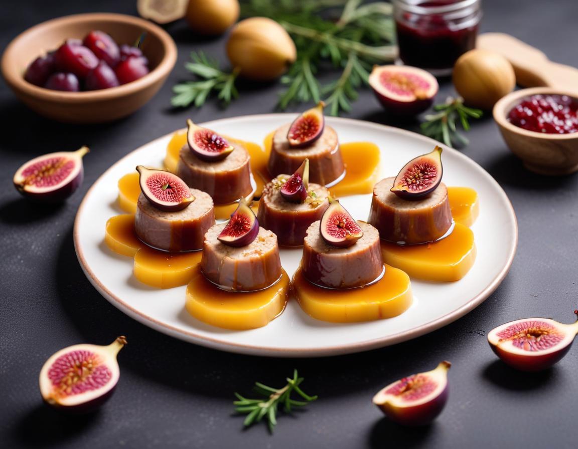 Bouchées Festives de Foie Gras et Chutney de Figues