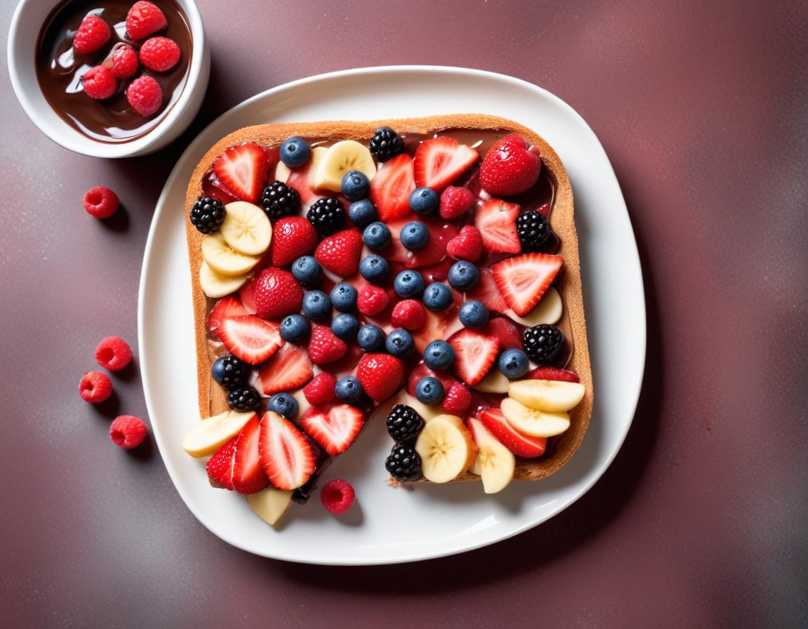 Pinsa Sucrée Nutella & Fruits Rouges