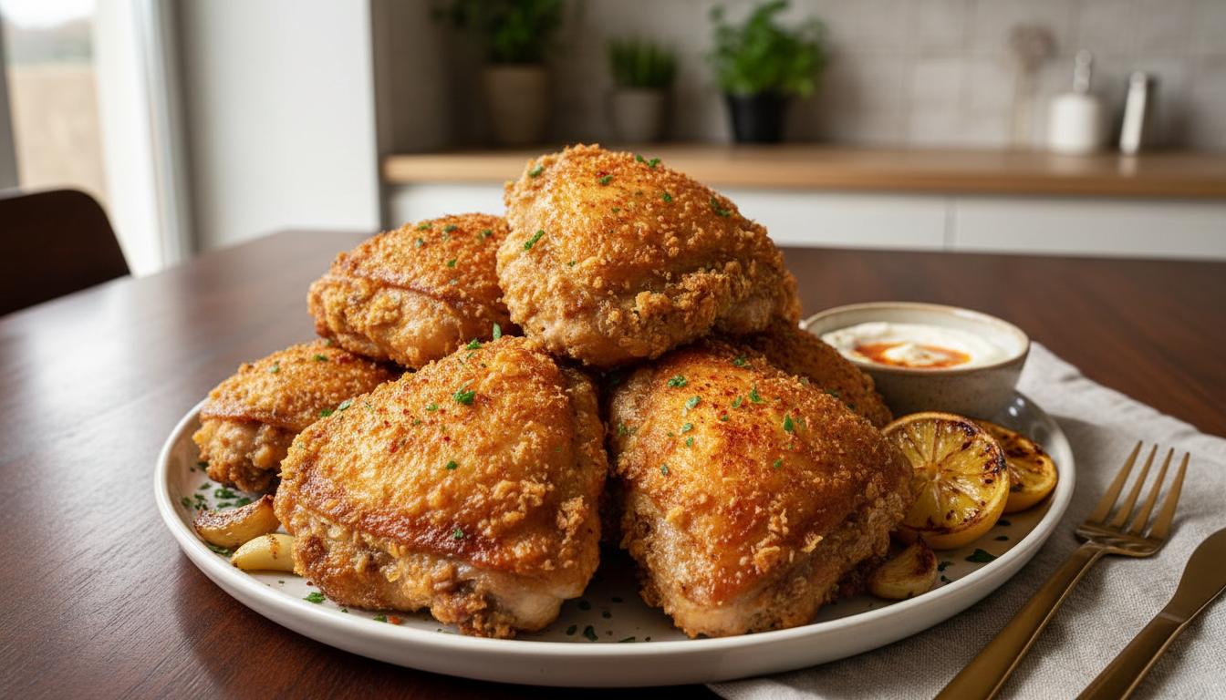 Cuisses de Poulet Ultra-Croustillantes à l'Air Fryer