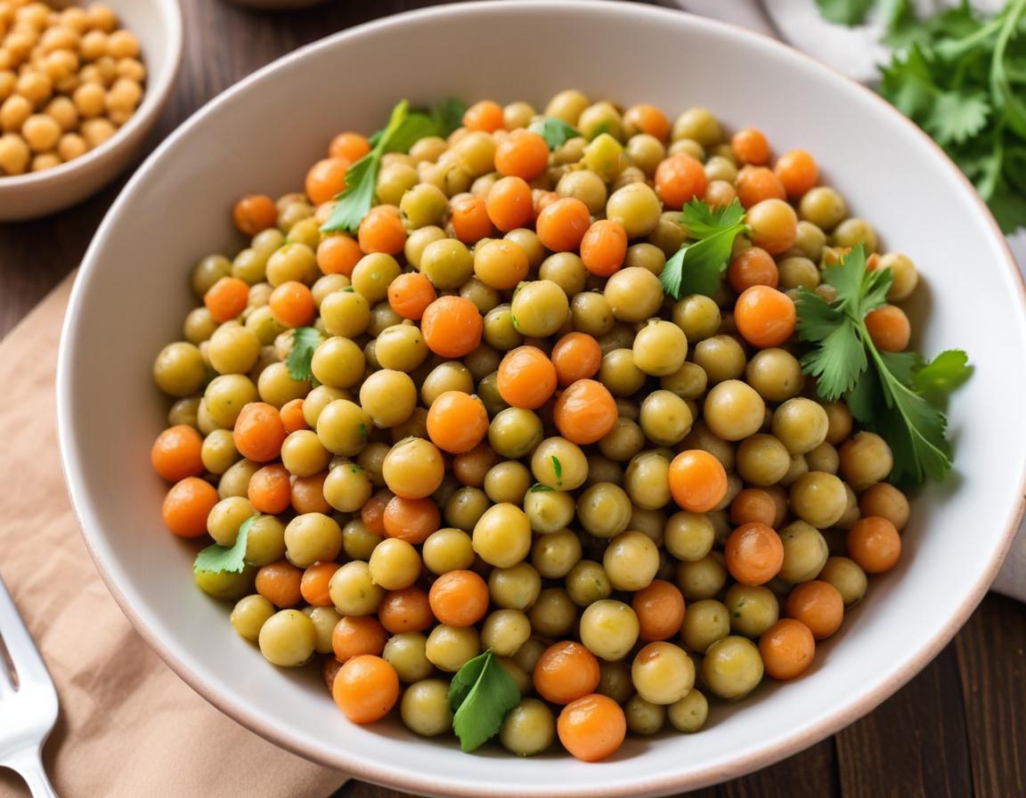 Salade de pois chiches au cumin