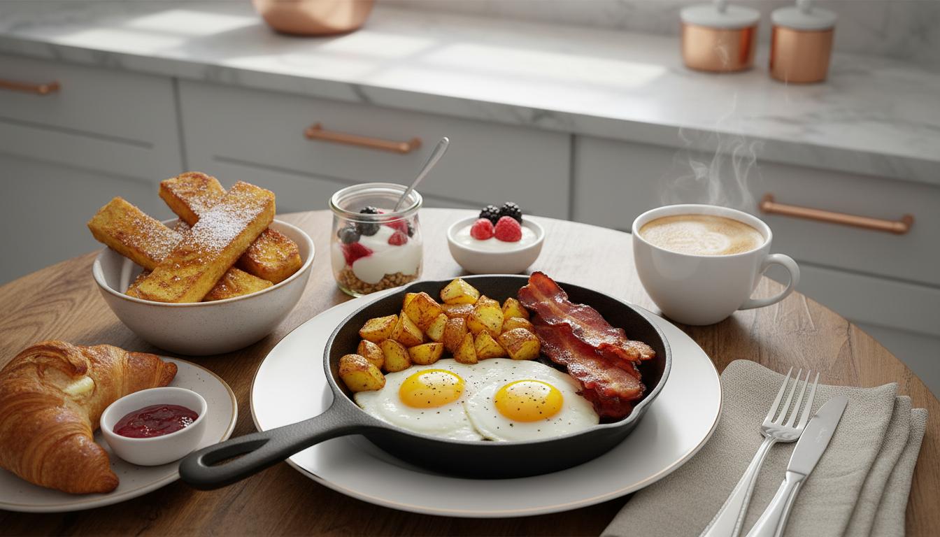 Petit Déjeuner Complet à l'Airfryer Cosori