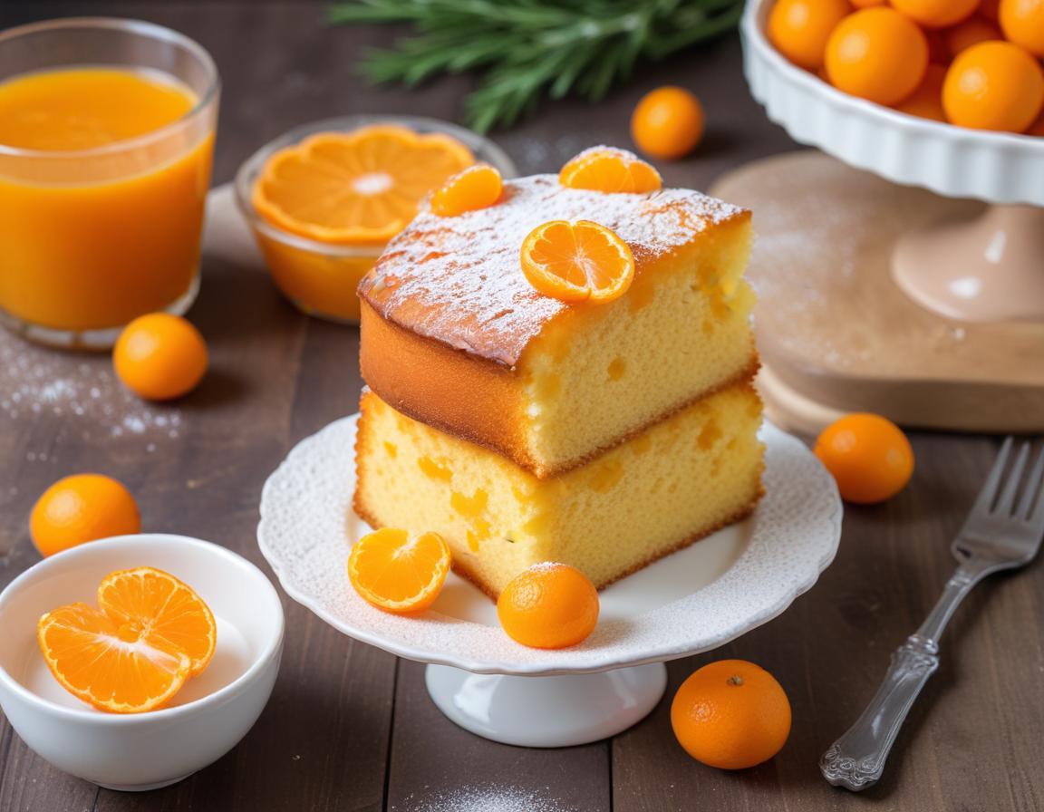 Gâteau Moelleux aux Clémentines