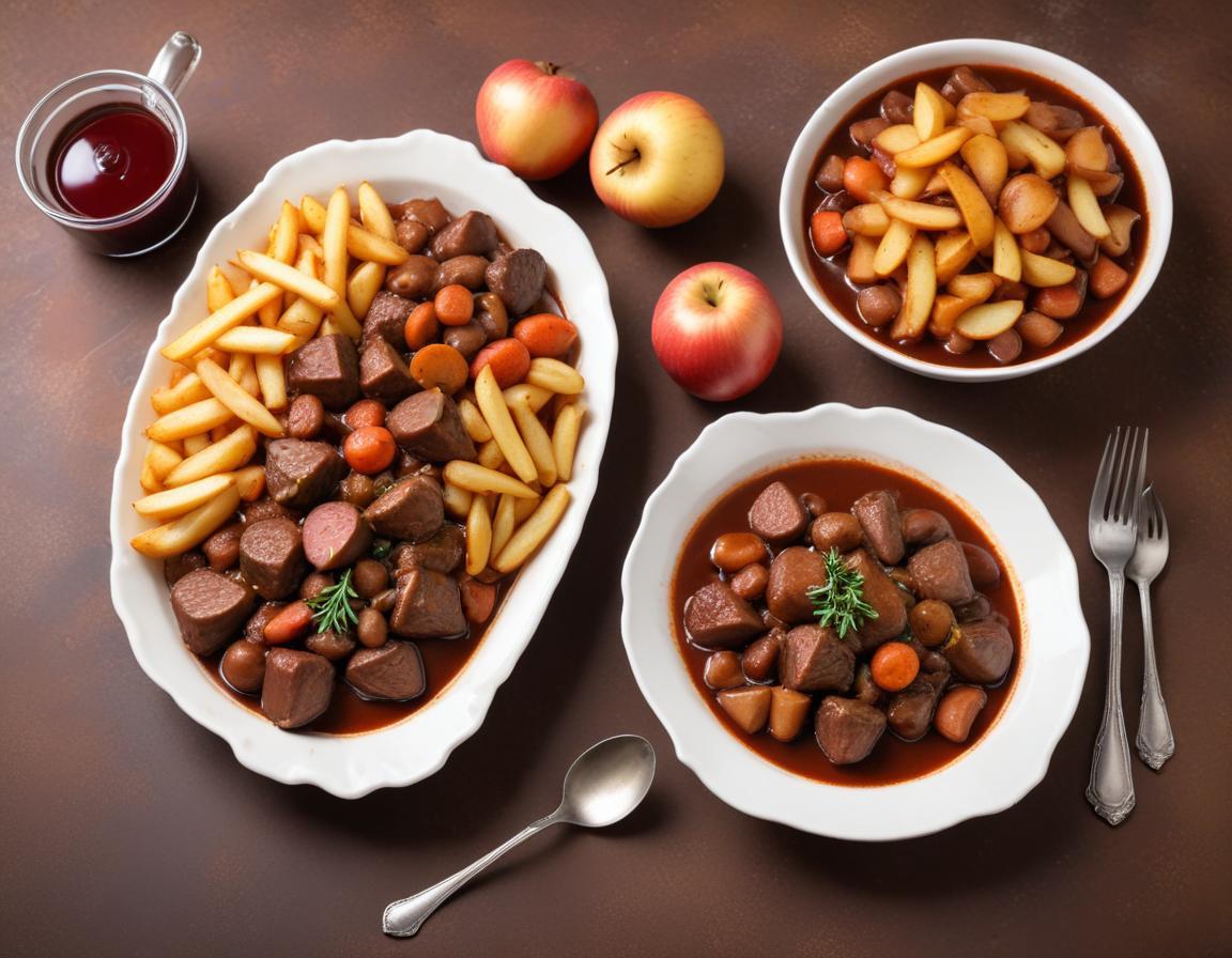 Boeuf Bourguignon Traditionnel et ses Pommes de Terre Vapeur