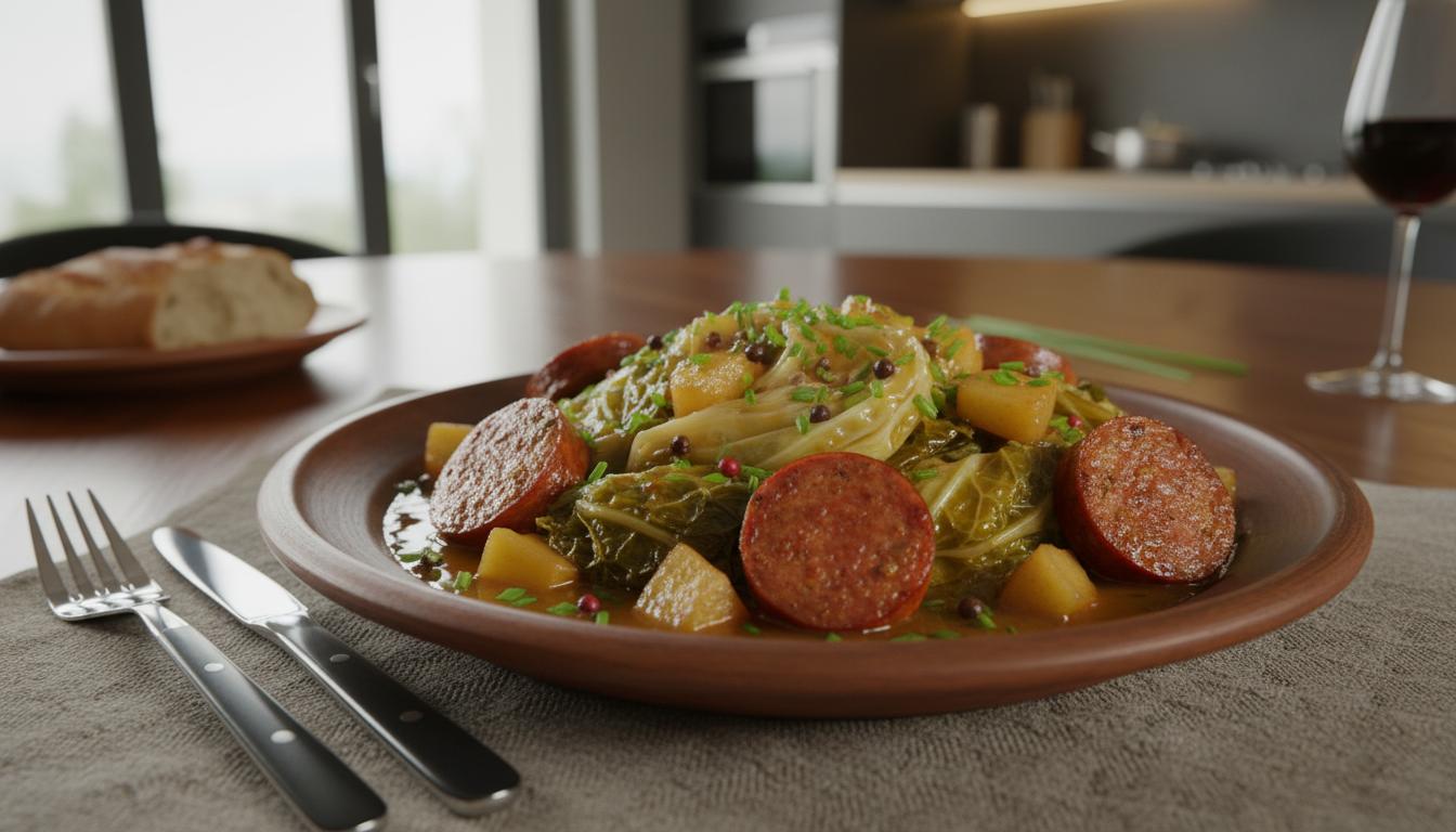 Potée au Chou Pomme et Saucisses de Toulouse au Cookeo