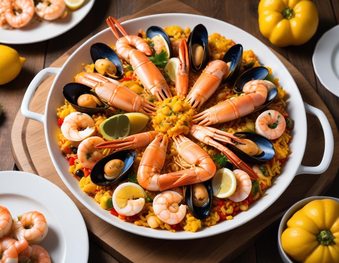 Paella Royale aux Fruits de Mer