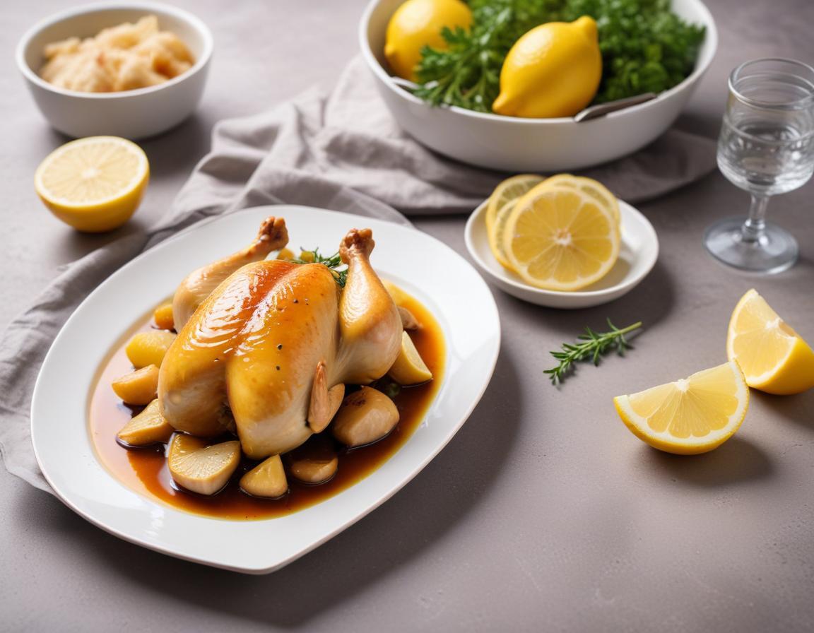 Poulet au Citron Confit
