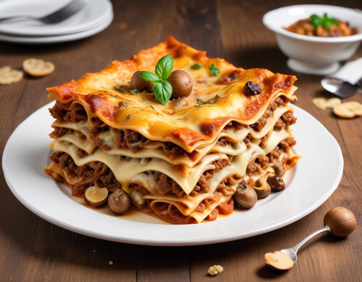Lasagnes Royales aux Champignons et Truffes