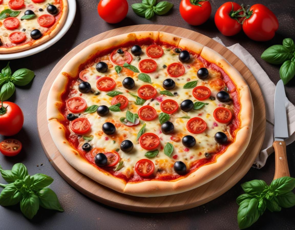 Pizza Printanière aux Légumes Frais