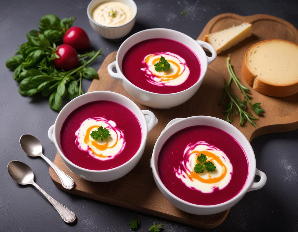 Soupe Estivale de Betterave au Fromage Frais