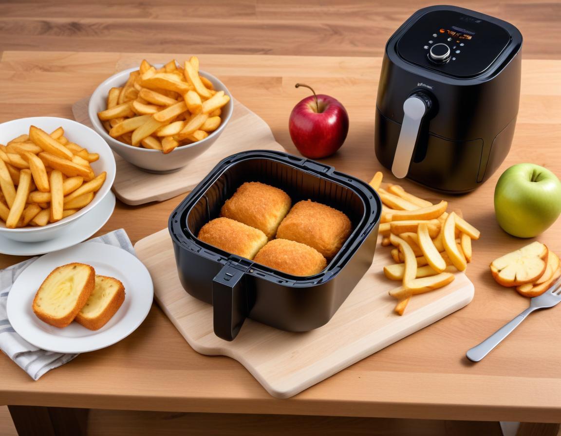Carrés croustillants aux œufs et pommes de terre de l'Airfryer