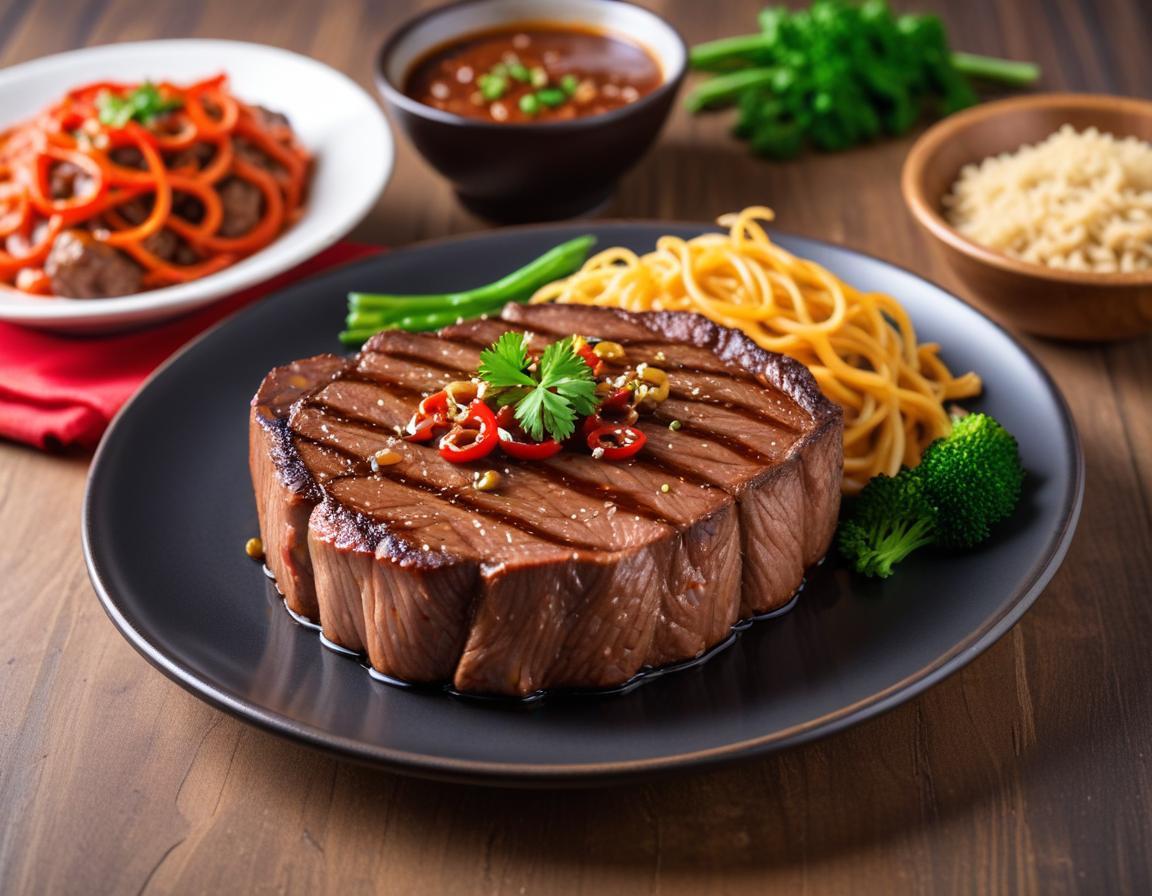 Steak Haché aux Nouilles Chinoises Express