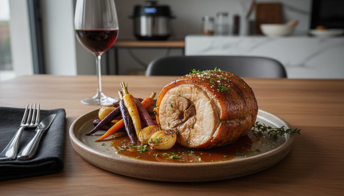 Rouelle de Porc Confite au Cookeo et Cosori Dual Blaze