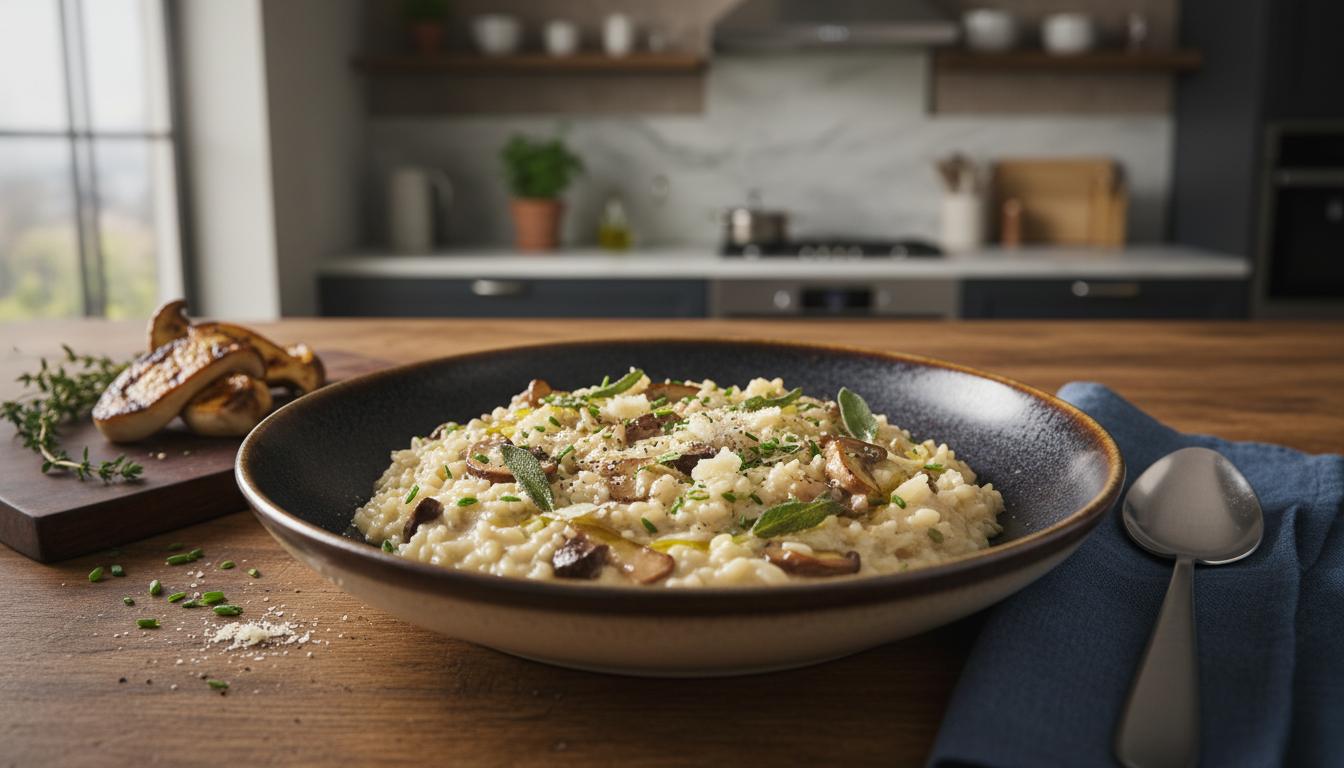 Risotto Mystérieux du Codeur aux Champignons