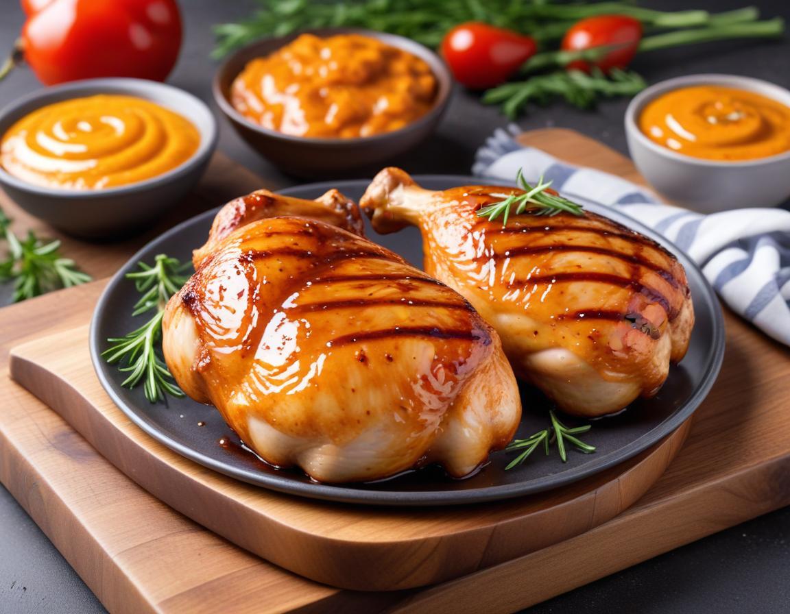 Blanc de Poulet Grillé Sauce Barbecue