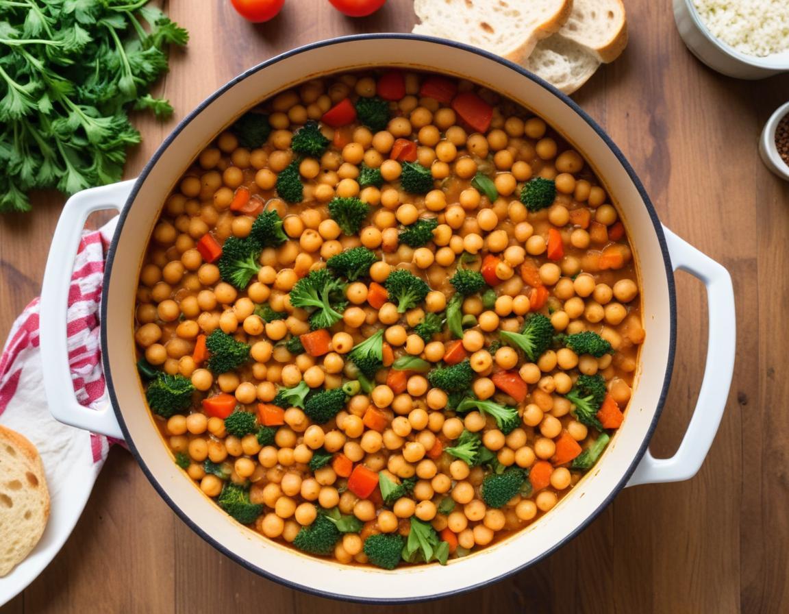 One Pot de Pois Chiches aux Légumes d'Été