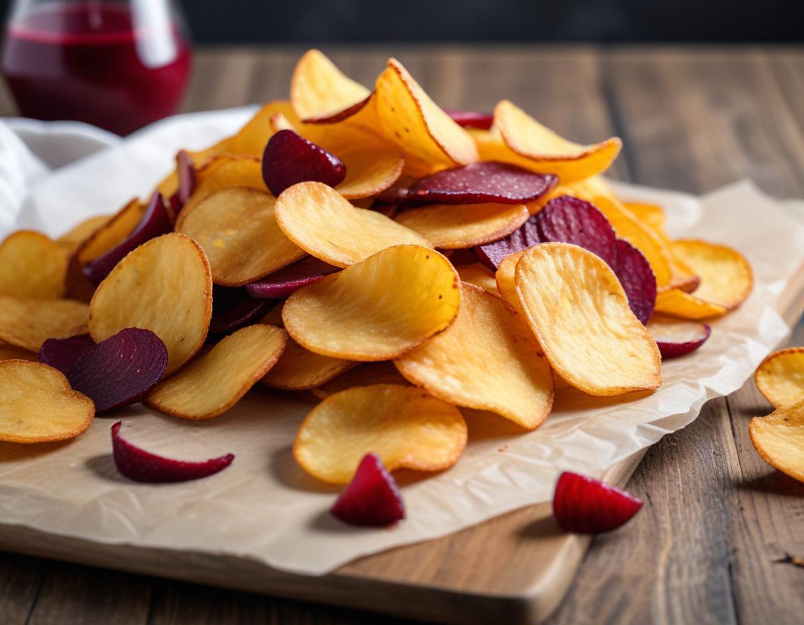 Chips de Betterave Croustillantes Maison