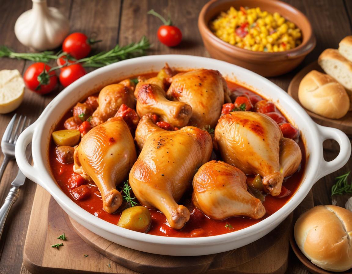 Poulet Basquaise Traditionnel