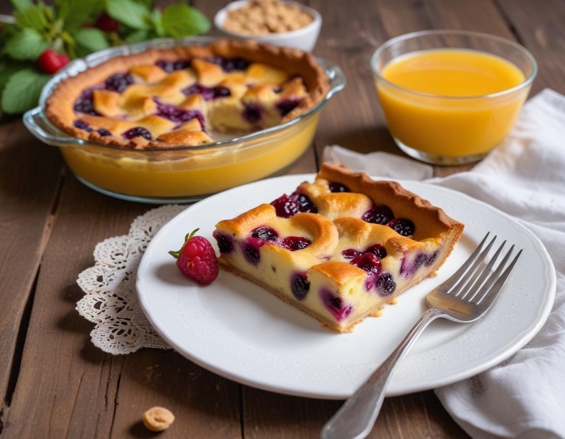 Clafoutis Gourmand aux Brugnons d'Été