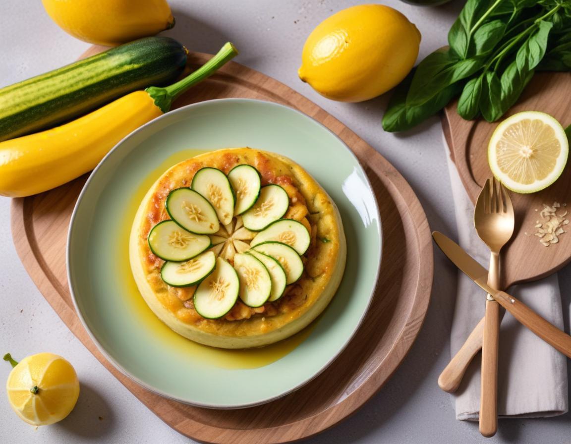 Moelleux estival courgette citron amande
