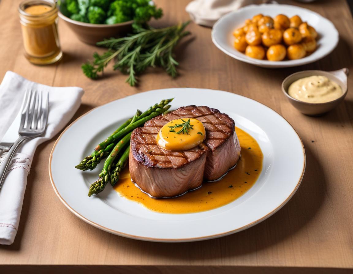 Filet mignon de porc à la moutarde crémeuse
